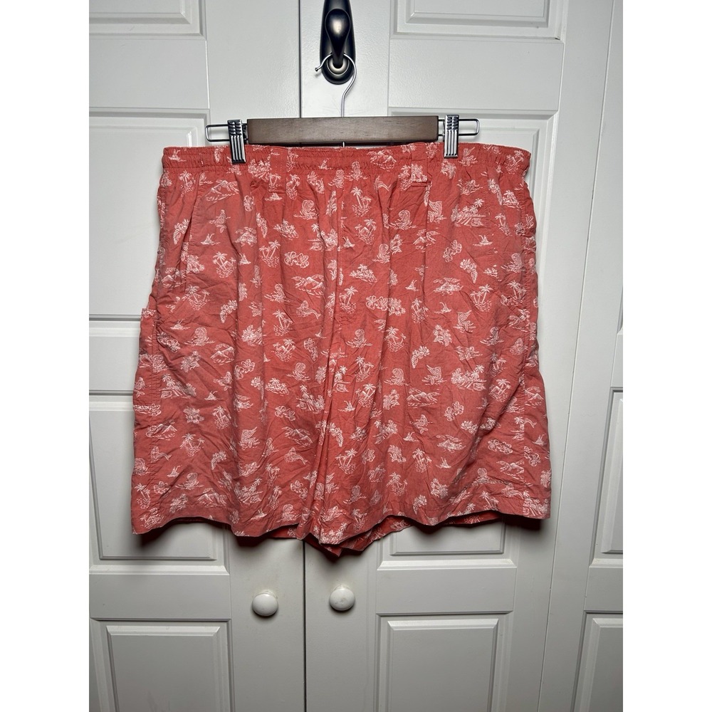 Columbia PFG Men's Super Backcast Water Shorts XL Tropical Coral Mermaid - Picture 2 of 12